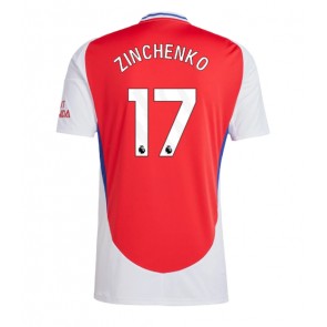 Arsenal Oleksandr Zinchenko #17 Hjemmebanetrøje 2024-25 Kort ærmer